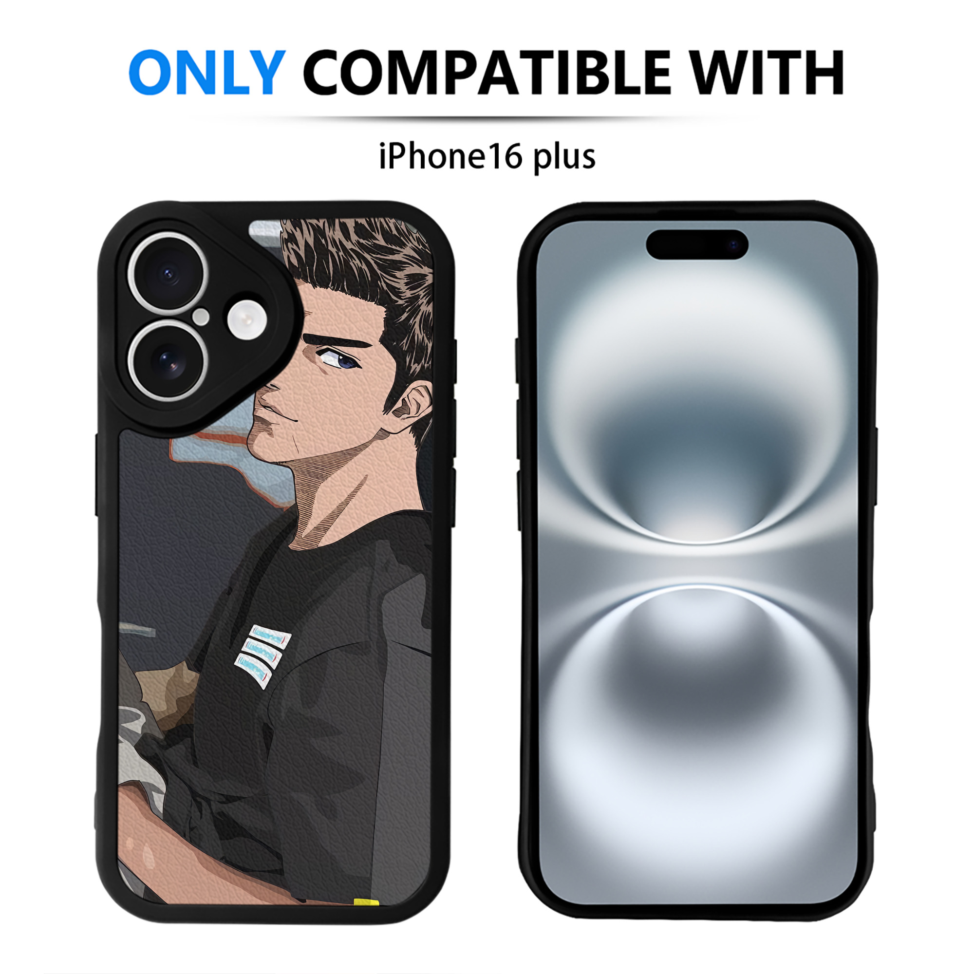 （画像用） SLAM DUNK／スラムダンク 【iPhone 16シリーズ対応】シリコンスマホケース（レザー調） 材質：シリコン